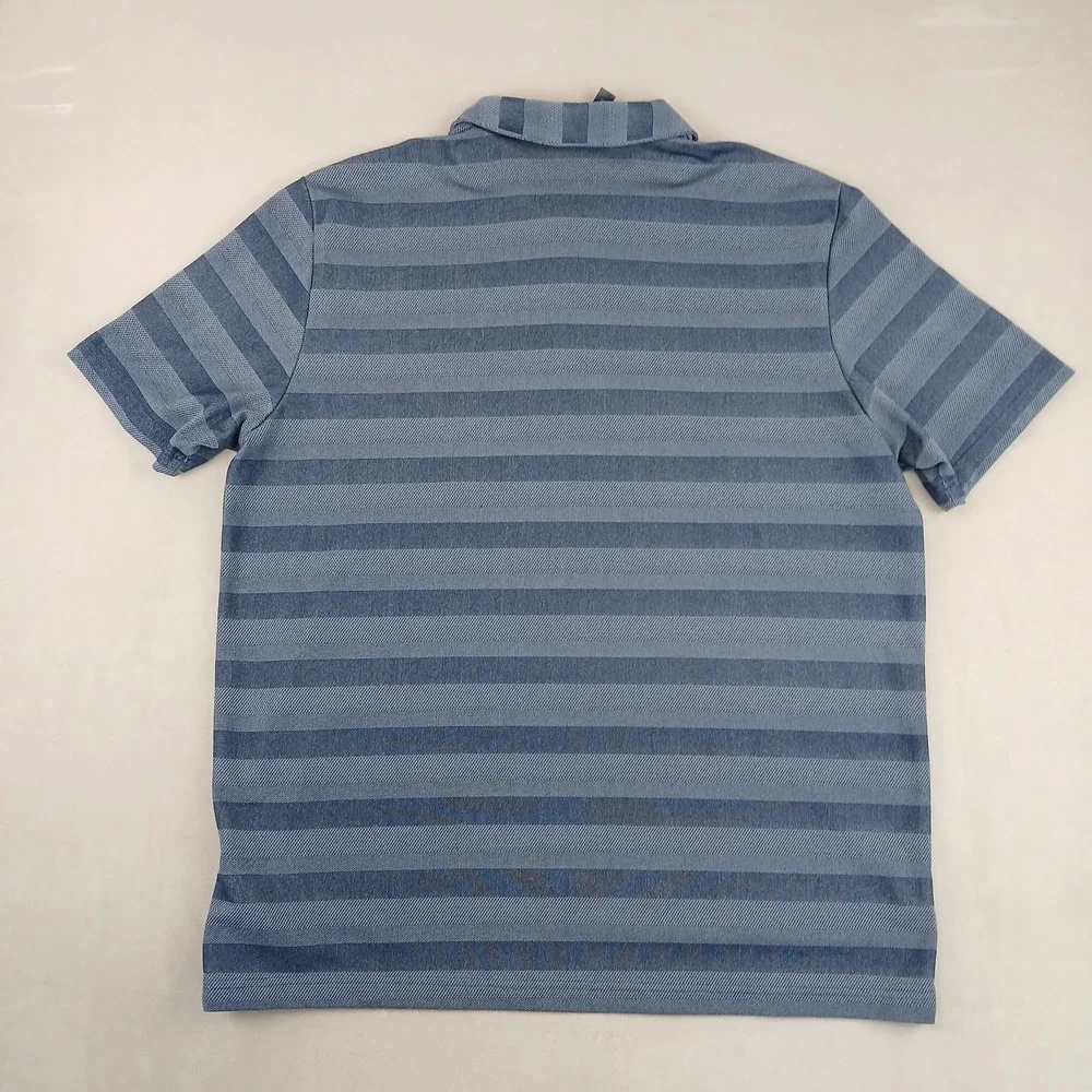 Adidas XL Mens Polo Shirt Golf Knit Stripes‎ 24x29